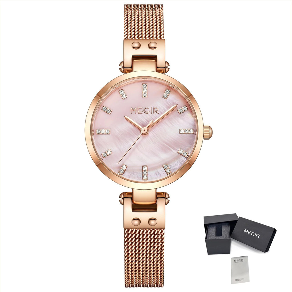 MEGIR Watches for Women Top Brand Fashion Ladies Wristwatch Waterproof Female Quartz Luxury Watch Montre Femme-17