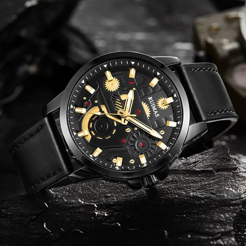 RUIMAS Watches Men's Casual Sport Watches Luxury Military Quartz Wrist Watch Chronograph ​Waterproof Man Clock Montre Homme 307-7