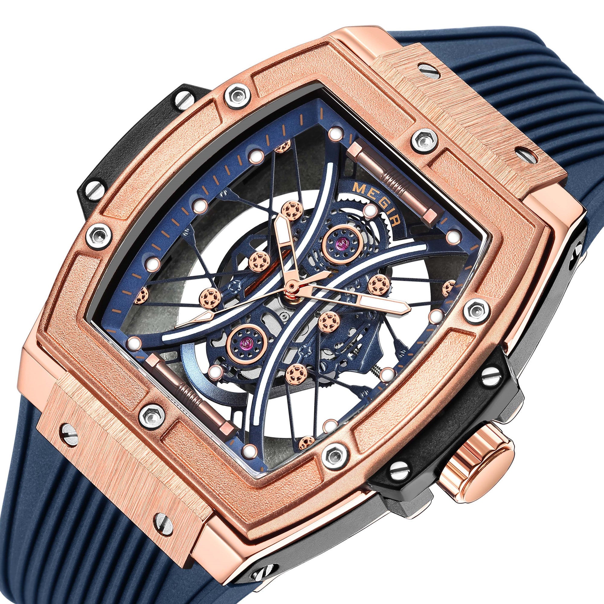 MEGIR Brand Luxury Quartz Watch for Men Fashion Military Sports Watches Waterproof Luminous Clock Wristwatch Reloj Hombre 8109-1