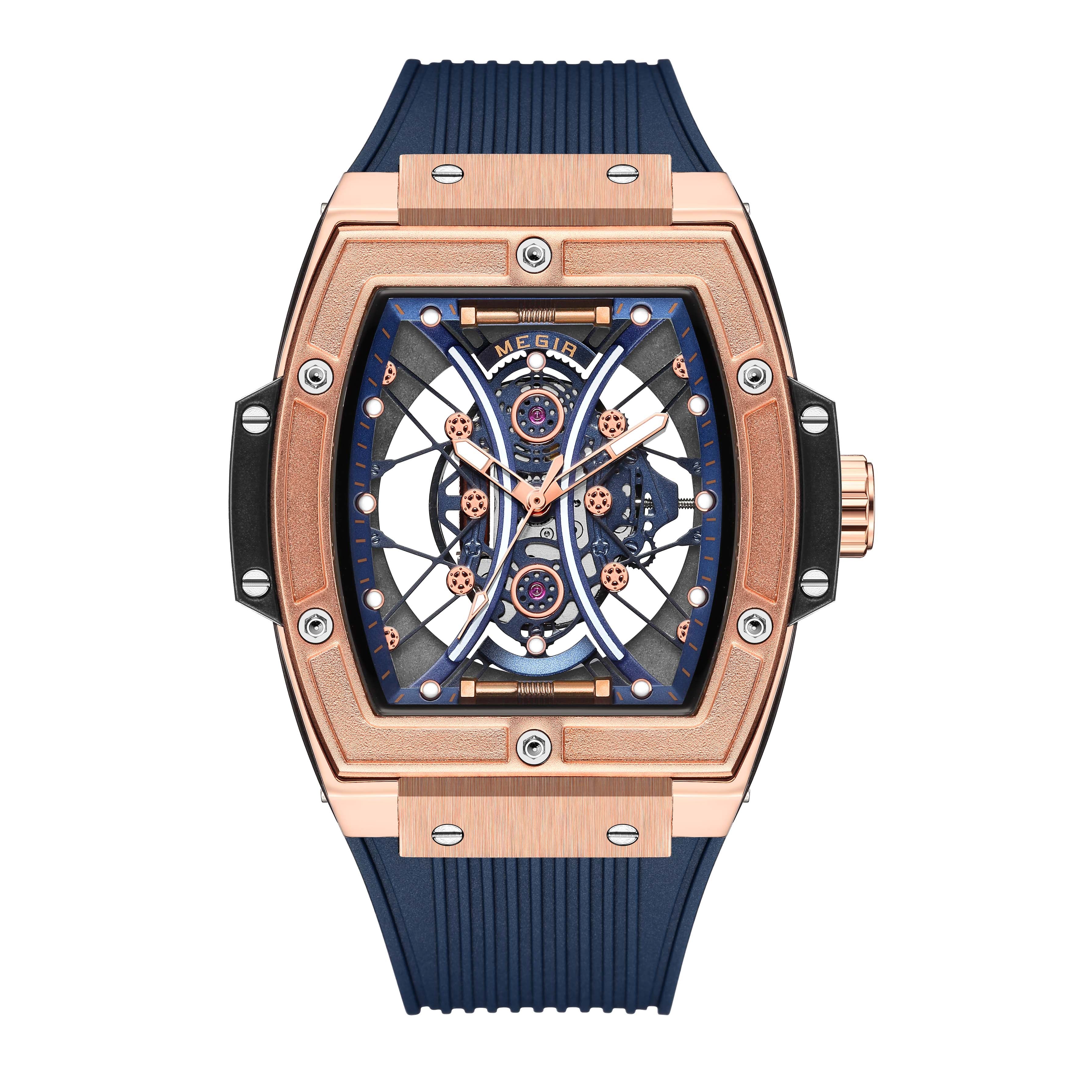 MEGIR Brand Luxury Quartz Watch for Men Fashion Military Sports Watches Waterproof Luminous Clock Wristwatch Reloj Hombre 8109-9