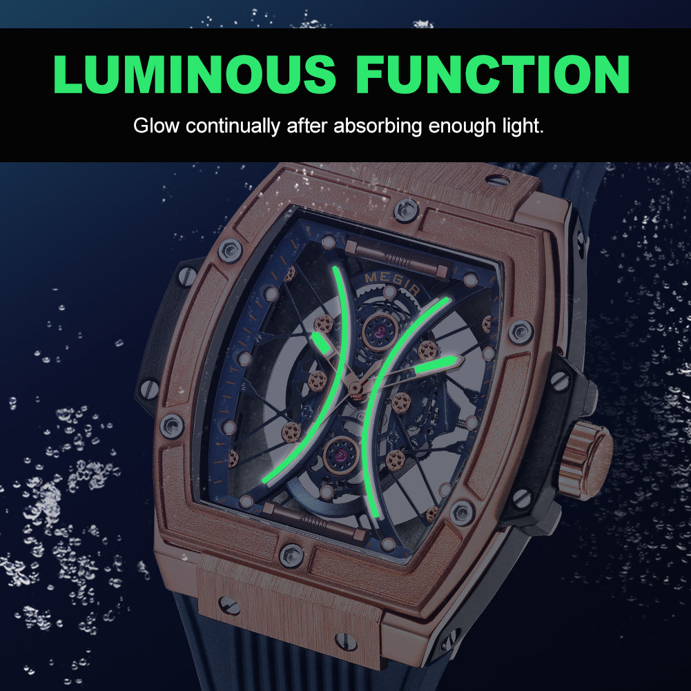 MEGIR Brand Luxury Quartz Watch for Men Fashion Military Sports Watches Waterproof Luminous Clock Wristwatch Reloj Hombre 8109-6