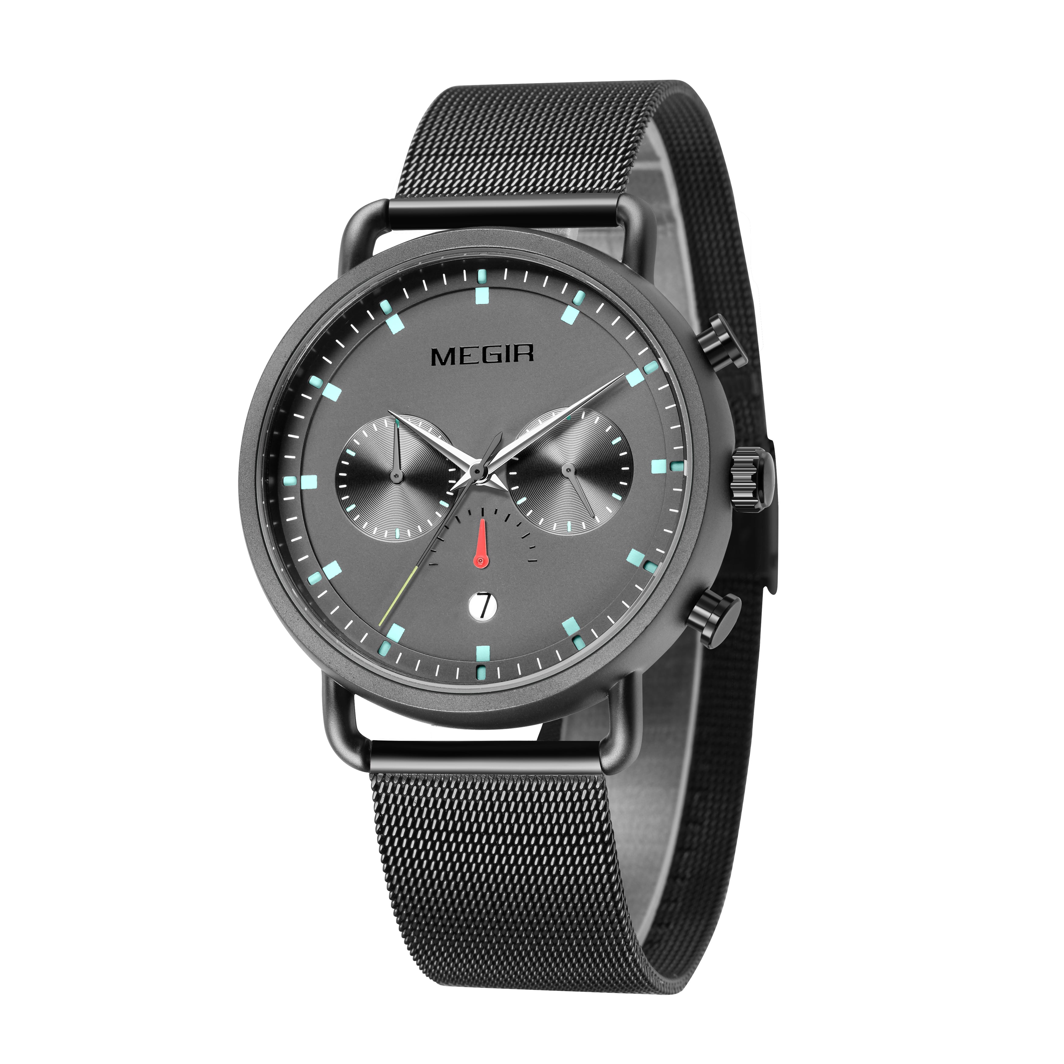 MEGIR Men Watch Top Brand Fashion Casual Quartz Watches Waterproof Date Man Sports Military Wristwatch Clock Relogio Masculino