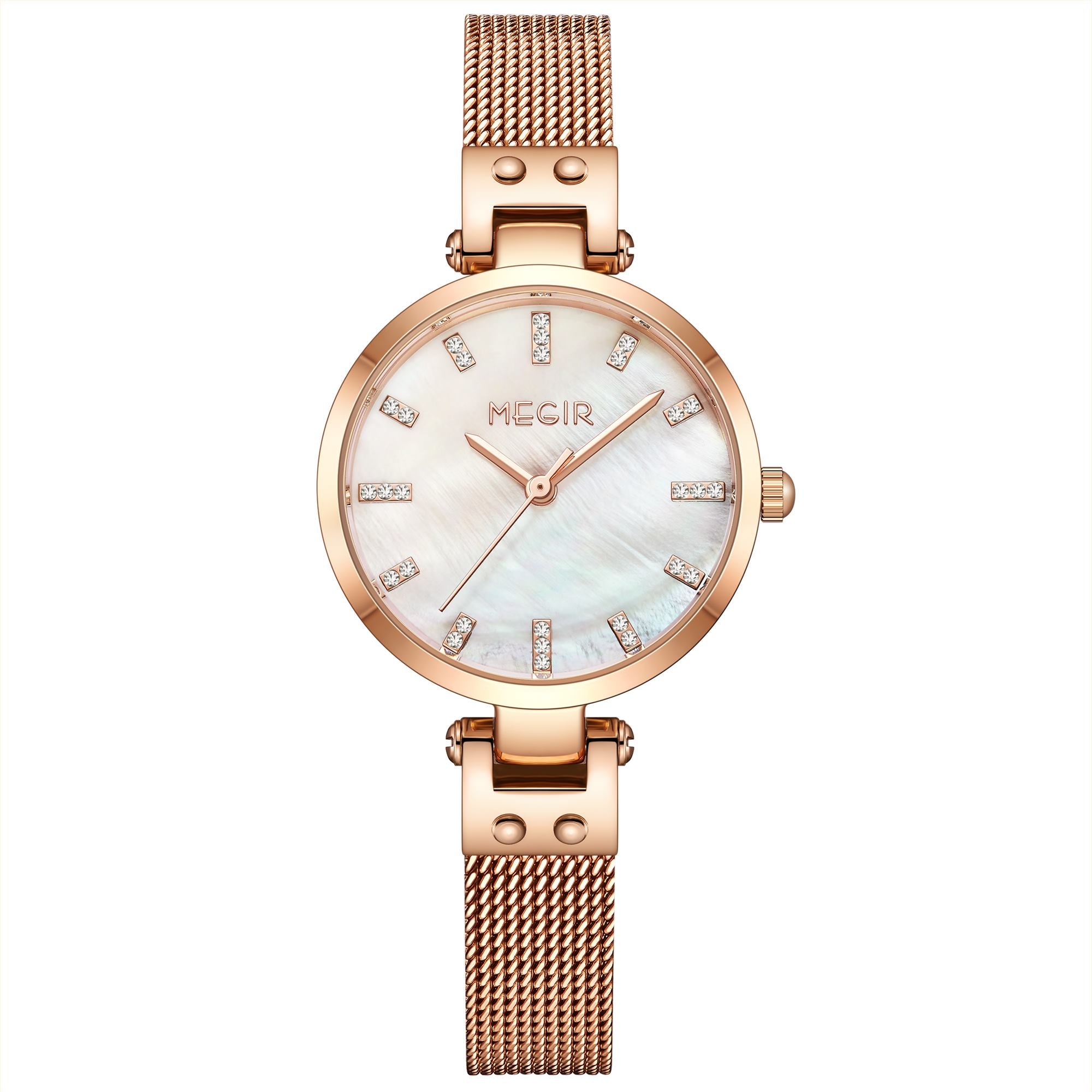 MEGIR Watches for Women Top Brand Fashion Ladies Wristwatch Waterproof Female Quartz Luxury Watch Montre Femme-8