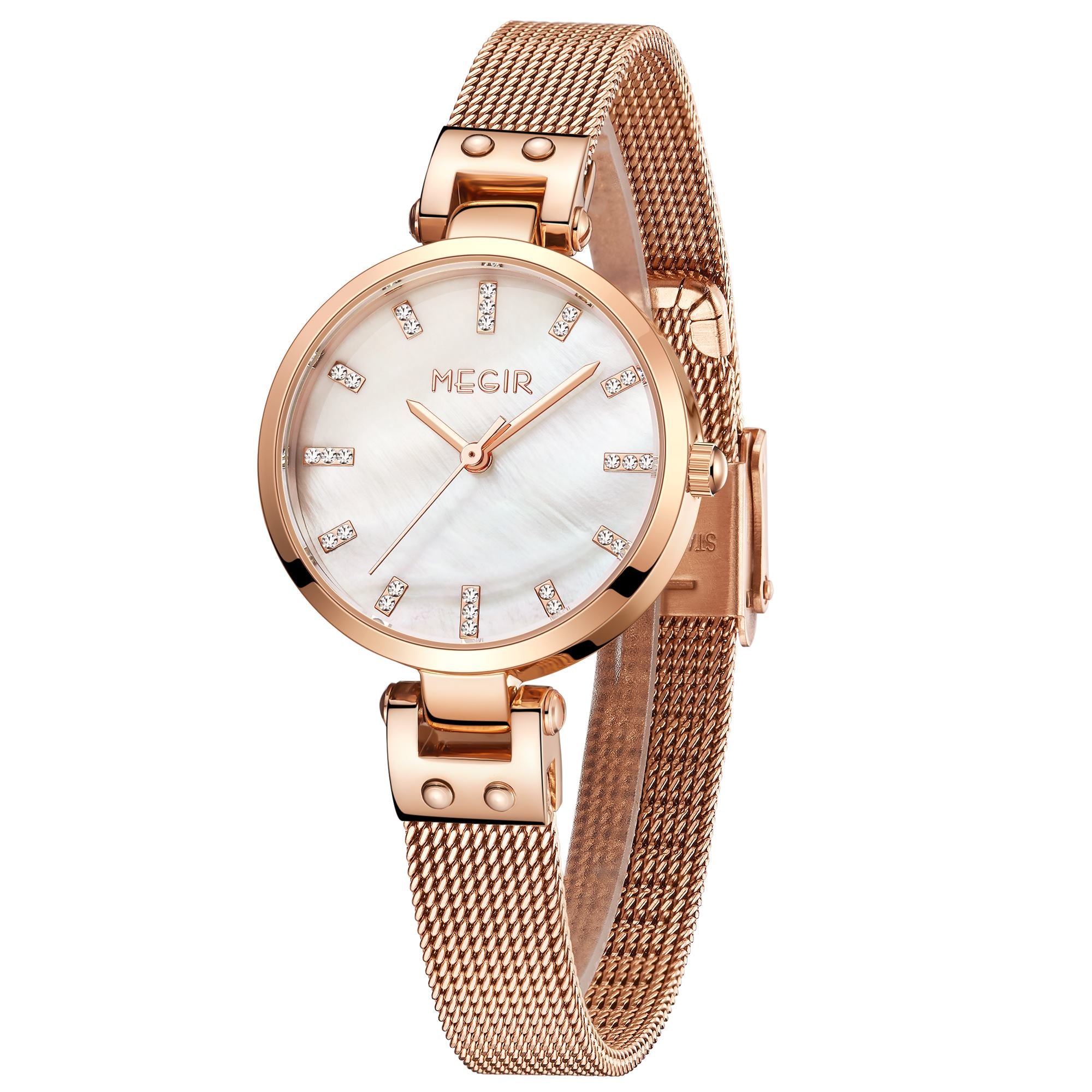 MEGIR Watches for Women Top Brand Fashion Ladies Wristwatch Waterproof Female Quartz Luxury Watch Montre Femme-9