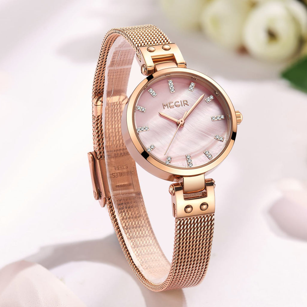 MEGIR Watches for Women Top Brand Fashion Ladies Wristwatch Waterproof Female Quartz Luxury Watch Montre Femme-14