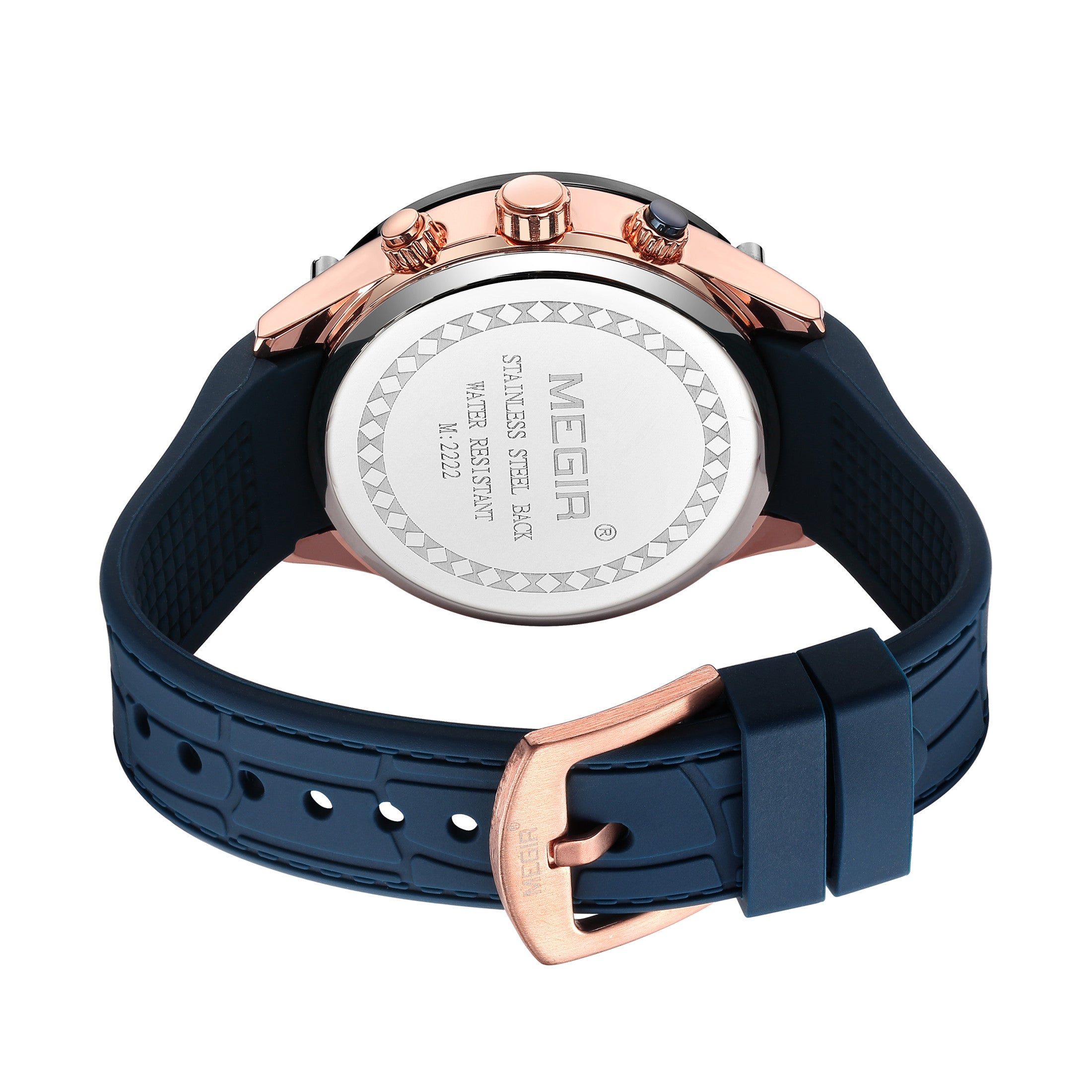 MEGIR Chronograph Men Watch Brand Luxury Military Watches Silicone Luminous Waterproof Date Man Wristwatch Sport Reloj Hombre-15