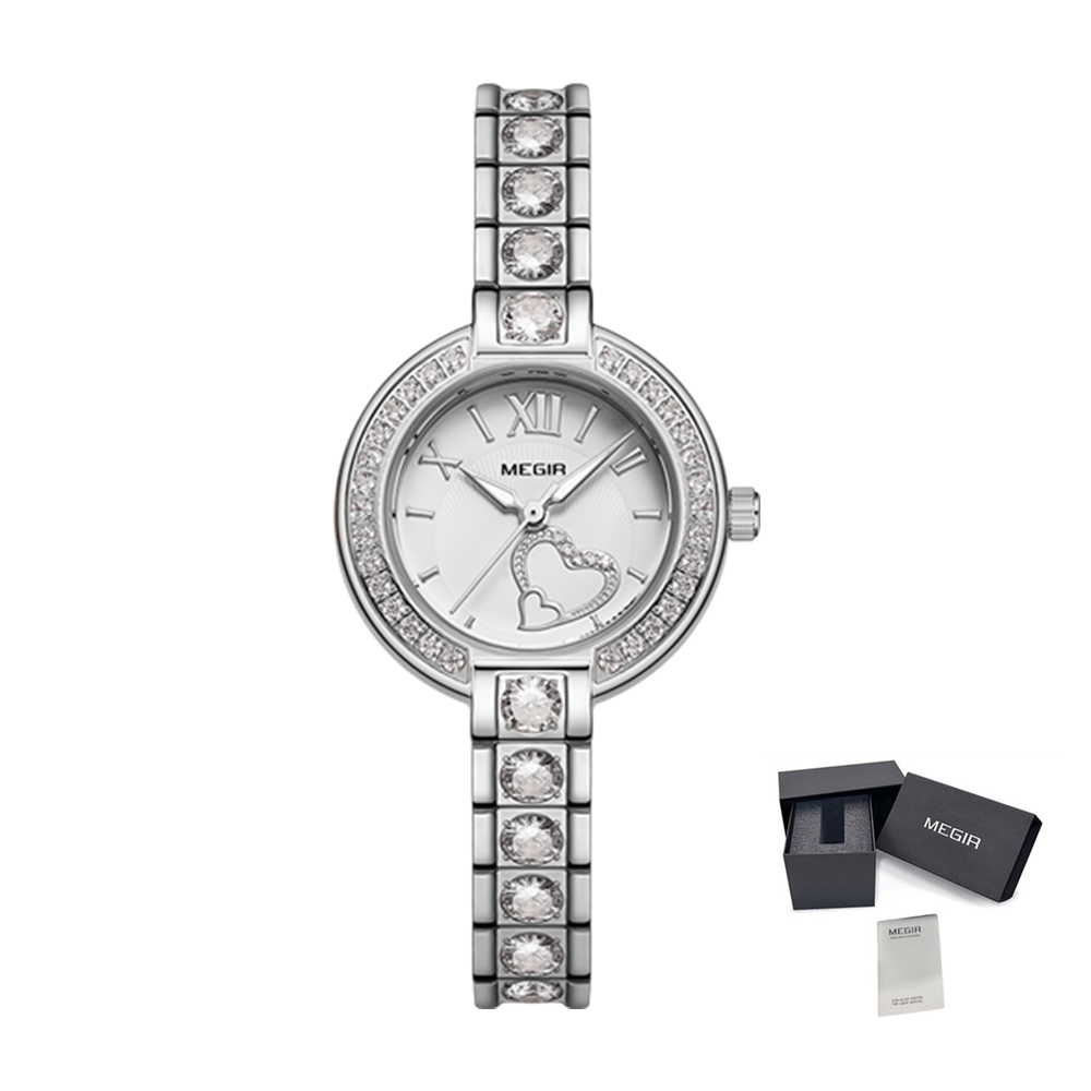 MEGIR Fashion Women Bracelet Quartz Watches Ladies Sports Dress Wrist Watch Luxury Diamond Female Clock Relogio Feminino-10