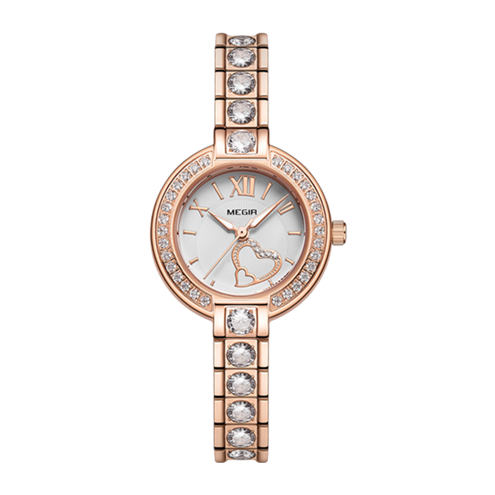 MEGIR Fashion Women Bracelet Quartz Watches Ladies Sports Dress Wrist Watch Luxury Diamond Female Clock Relogio Feminino-8