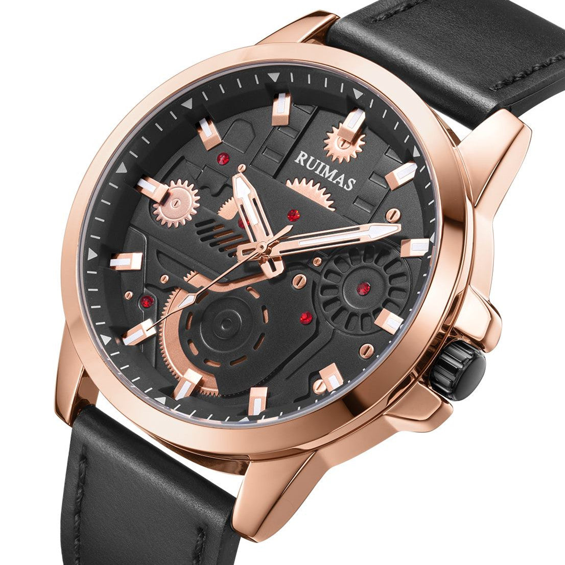 RUIMAS Watches Men's Casual Sport Watches Luxury Military Quartz Wrist Watch Chronograph ​Waterproof Man Clock Montre Homme 307-11