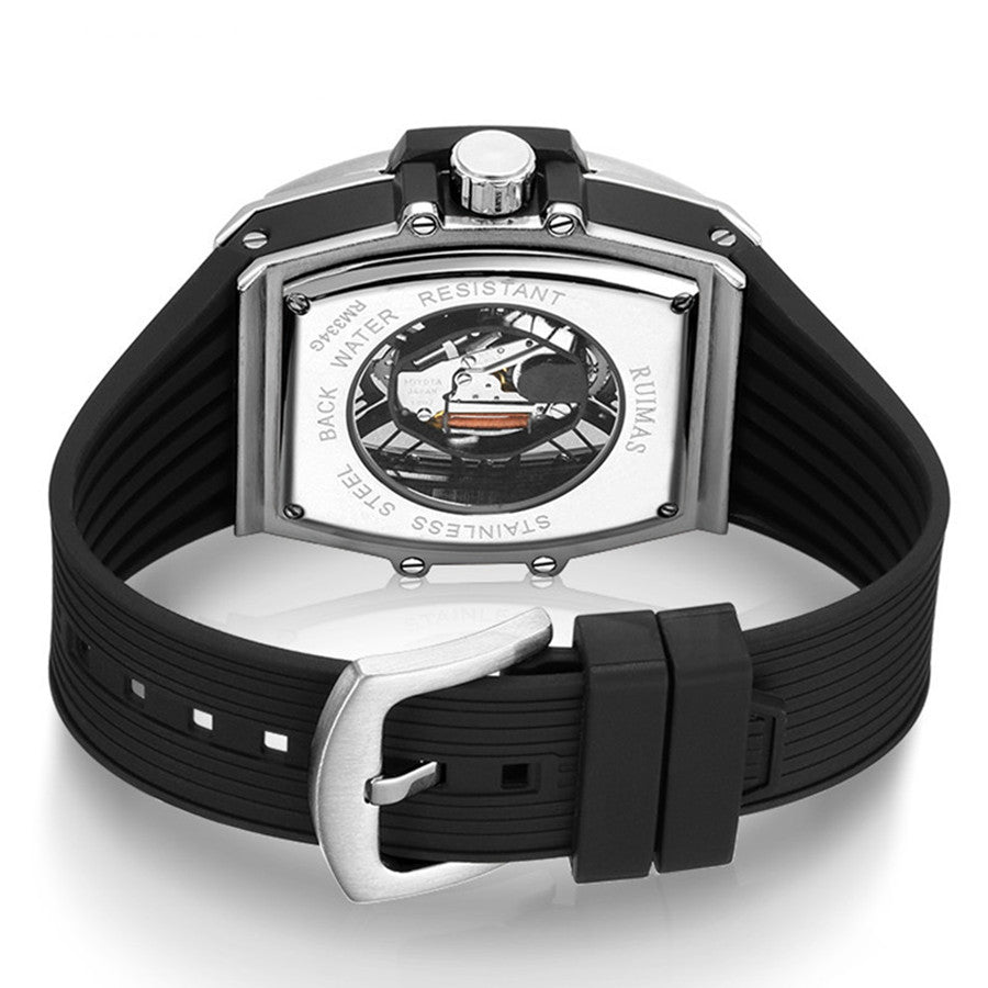 RUIMAS Reloj Hombre Fashion Brand Men Silicone Strap Watches Quartz Casual Wrist Watches Clock Waterproof Sport Montre Homme 334-11