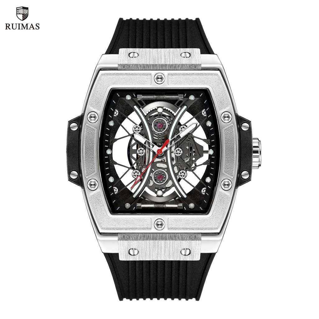 RUIMAS Reloj Hombre Fashion Brand Men Silicone Strap Watches Quartz Casual Wrist Watches Clock Waterproof Sport Montre Homme 334-0