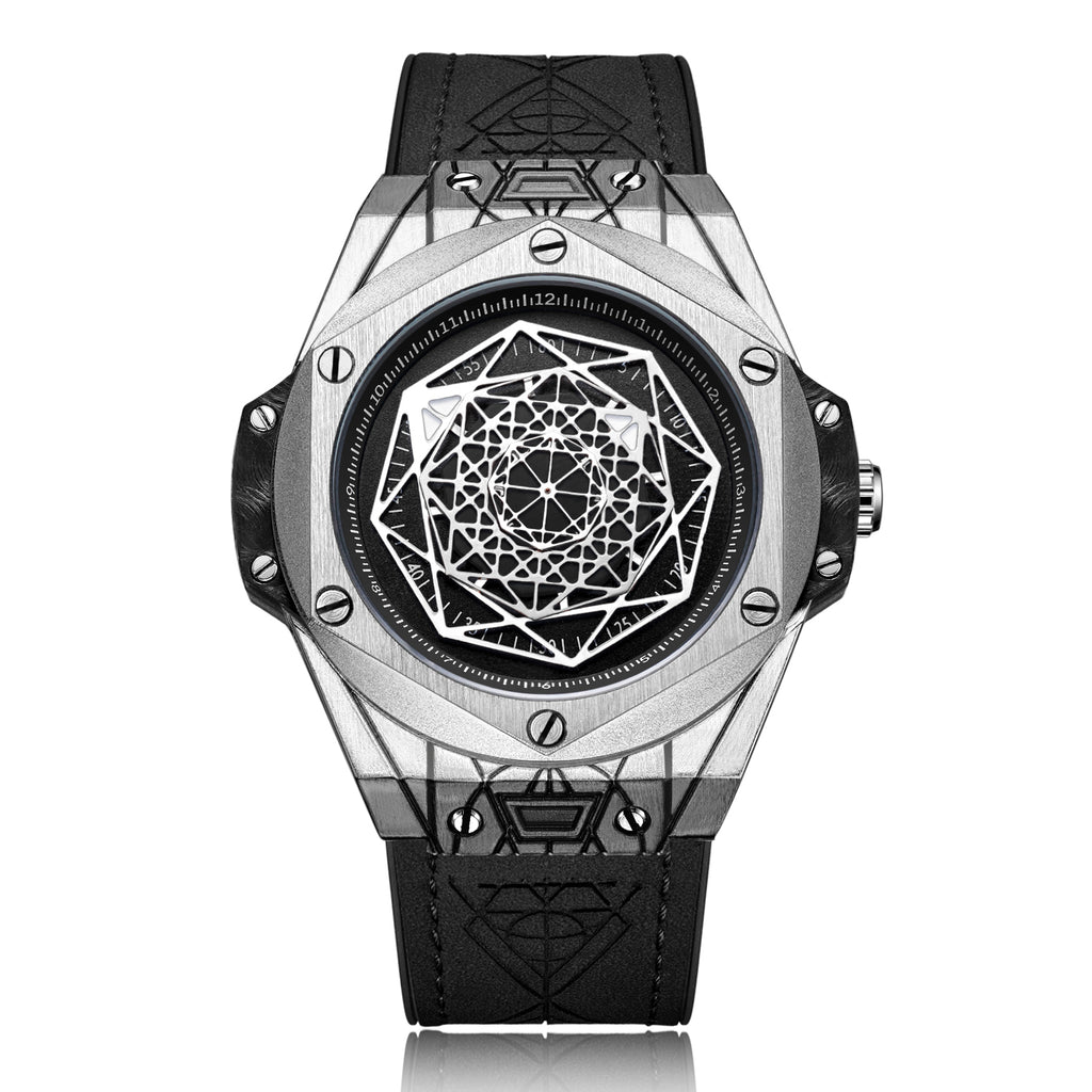 RUIMAS Men's Watches Fashion Sport Quartz Watch for Men Reloj Hombre Leather Belt Wrist Watch Waterproof Casual Clock 533-10