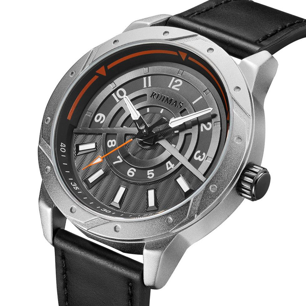 RUIMAS Men Wristwatch Luxury Leather Sports Military Wrist Watches Waterproof Large Dial Casual Quartz Clock Relogio Masculino-10