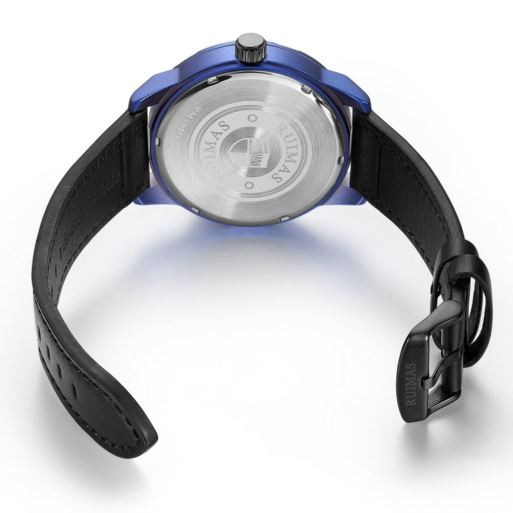 RUIMAS Men Wristwatch Luxury Leather Sports Military Wrist Watches Waterproof Large Dial Casual Quartz Clock Relogio Masculino-12