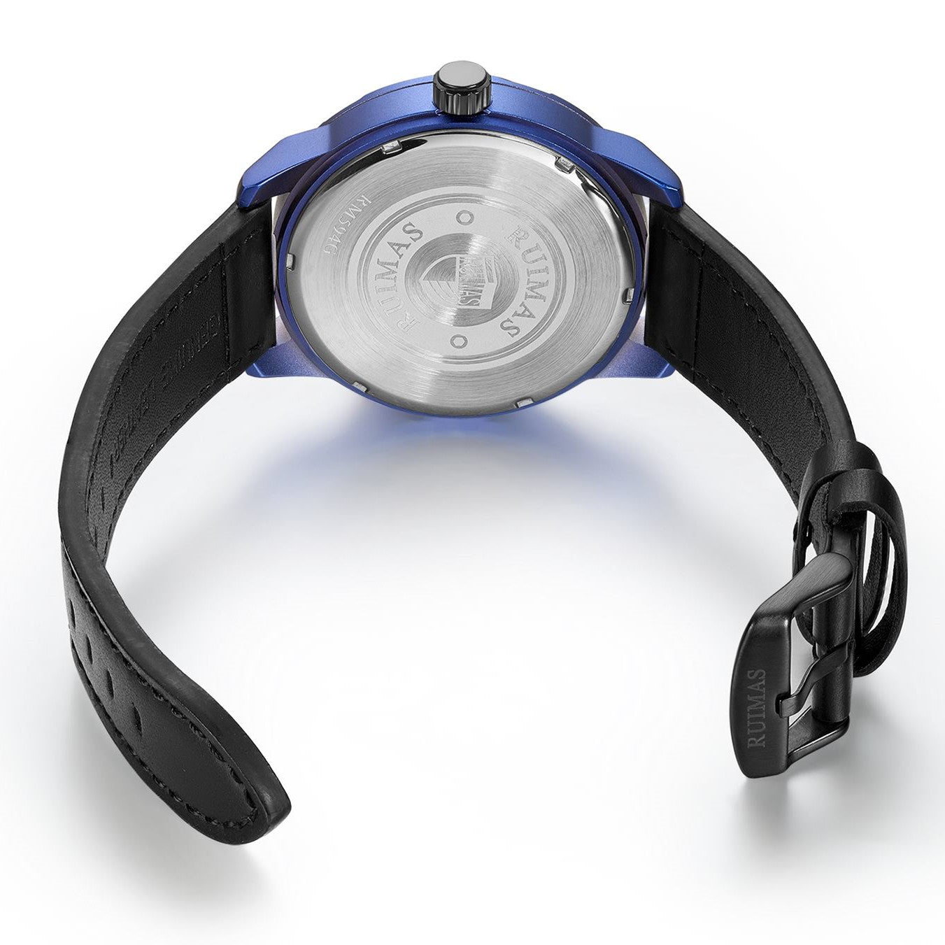 RUIMAS Men Wristwatch Luxury Leather Sports Military Wrist Watches Waterproof Large Dial Casual Quartz Clock Relogio Masculino-12