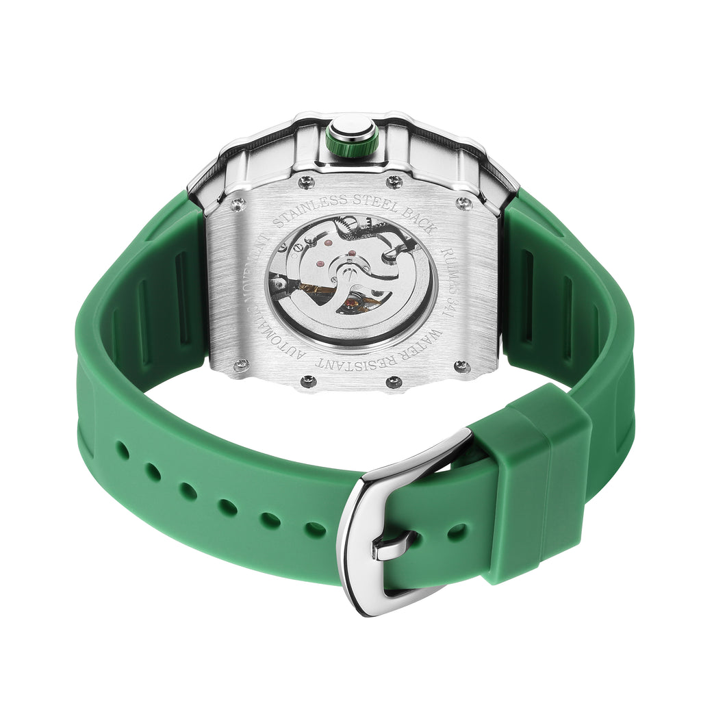 RUIMAS Luxury Watch Men Fashion Automatic Mechanical Watches Clock Silicone Strap Sport Casual Wristwatch Big Dial Reloj Hombre-13