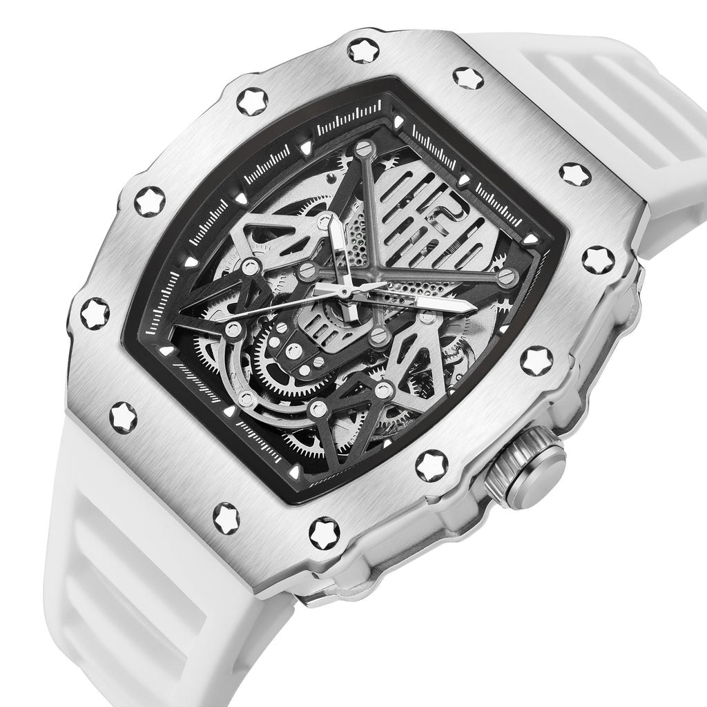 RUIMAS Luxury Watch Men Fashion Automatic Mechanical Watches Clock Silicone Strap Sport Casual Wristwatch Big Dial Reloj Hombre-10