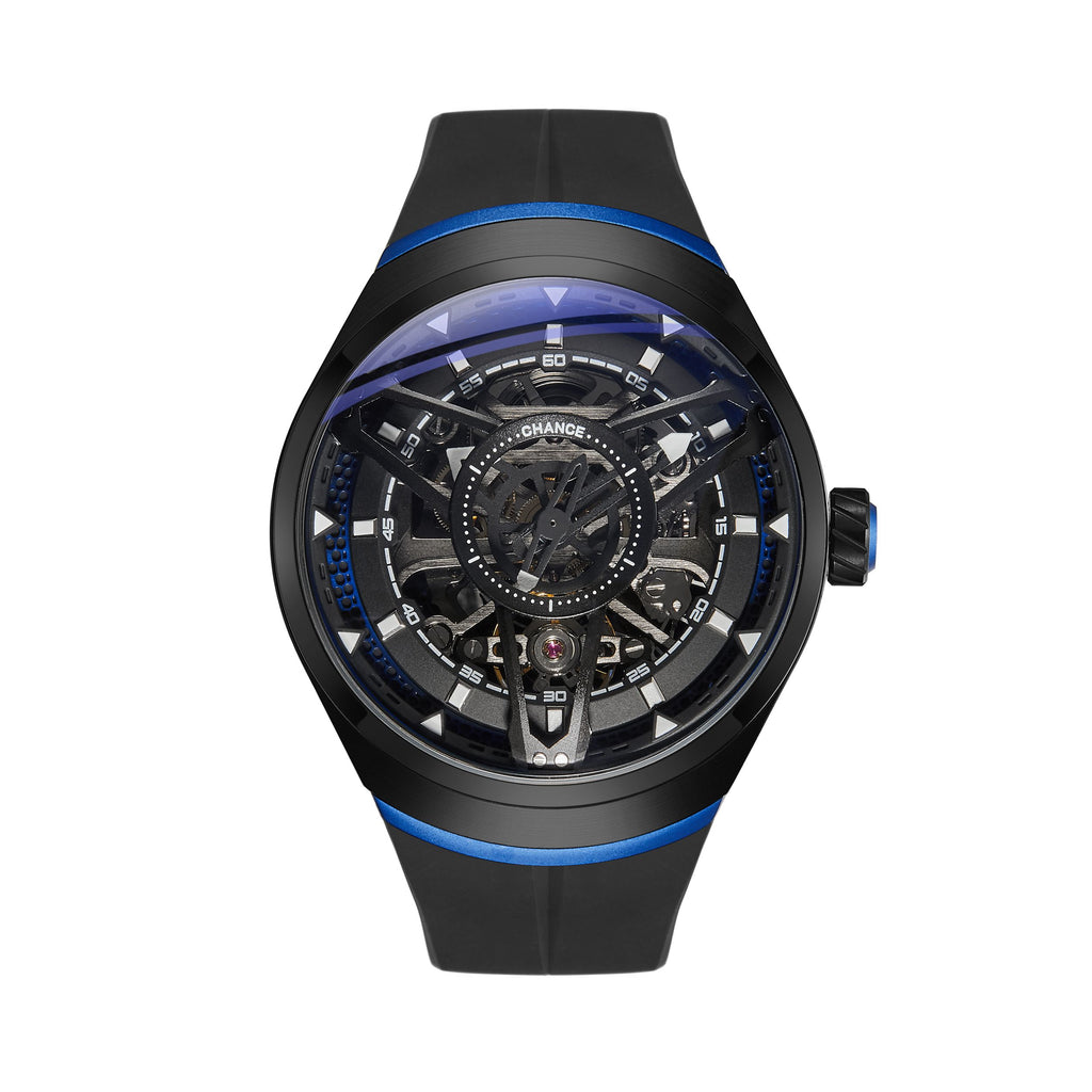 CHANCE Automatic Movement Mechanical Watch for Men Luxury Stainless Steel Case Business Wristwatch Waterproof Clock-1