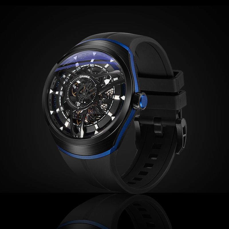 CHANCE Automatic Movement Mechanical Watch for Men Luxury Stainless Steel Case Business Wristwatch Waterproof Clock-7