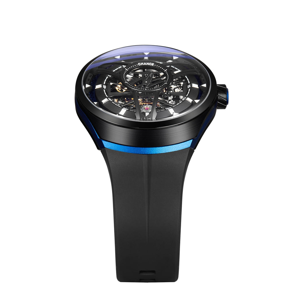 CHANCE Automatic Movement Mechanical Watch for Men Luxury Stainless Steel Case Business Wristwatch Waterproof Clock-2