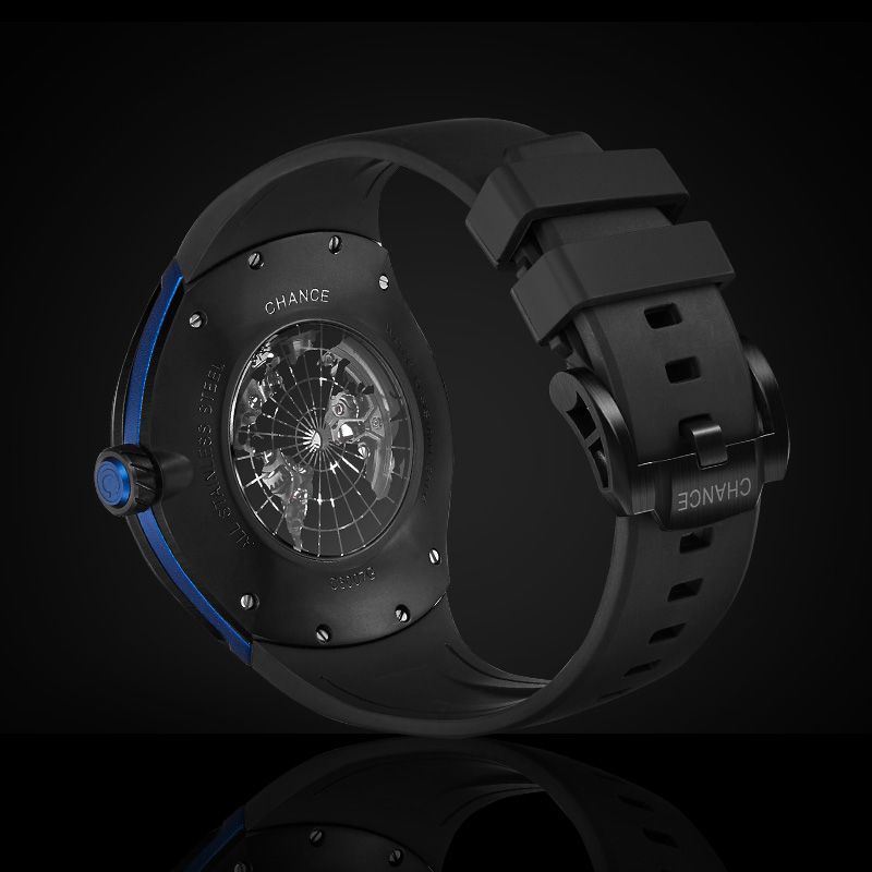 CHANCE Automatic Movement Mechanical Watch for Men Luxury Stainless Steel Case Business Wristwatch Waterproof Clock-6